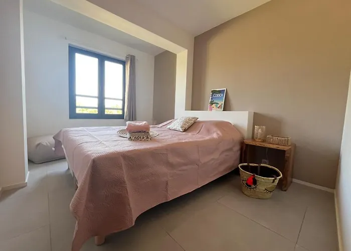 Alba D'Oru - T2 Vue Mer, Plage Et Piscine Chauffee Apartment