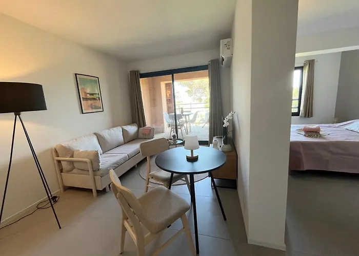 Apartment Alba D'Oru - T2 Vue Mer, Plage Et Piscine Chauffee